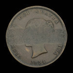 Canada, Province of New Brunswick, 1/2 penny <br /> 1854