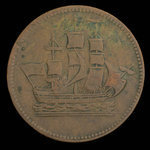 Canada, unknown, 1/2 penny <br /> 1835