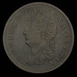 Canada, Province of Nova Scotia, 1/2 penny <br /> 1823