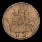 Canada, unknown, 1/2 penny <br /> 1835