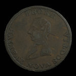 Canada, unknown, 1/2 penny <br /> 1814