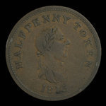 Canada, unknown, 1/2 penny <br /> 1815