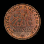 Canada, Halifax Steamboat Company, 1 fare <br /> 1870