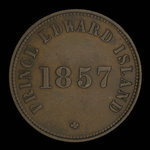 Canada, George Davies, 1/2 penny <br /> 1857