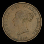 Canada, Province of New Brunswick, 1 penny <br /> 1854