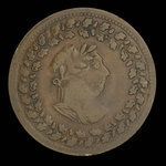 Canada, unknown, 1/2 penny <br /> 1812