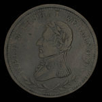 Canada, unknown, 1/2 penny <br /> 1813