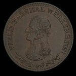 Canada, unknown, 1 penny <br /> 1813