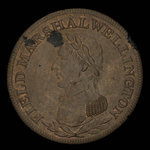 Canada, unknown, 1/2 penny <br /> 1813