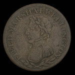 Canada, unknown, 1/2 penny <br /> 1813