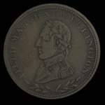 Canada, unknown, 1/2 penny <br /> 1813