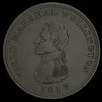Canada, unknown, 1 penny <br /> 1813