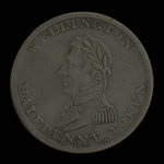 Canada, unknown, 1/2 penny <br /> 1814