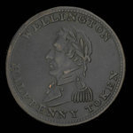 Canada, unknown, 1/2 penny <br /> 1814