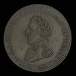 Canada, unknown, 1/2 penny <br /> 1813