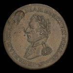 Canada, unknown, 1/2 penny <br /> 1813