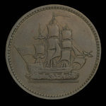 Canada, unknown, 1/2 penny <br /> 1815
