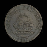 Canada, unknown, 1/2 penny <br /> 1813