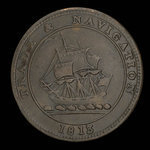Canada, unknown, 1/2 penny <br /> 1813