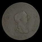Canada, unknown, 1/2 penny <br /> 1812
