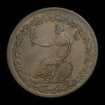 Canada, unknown, 1/2 penny <br /> 1814