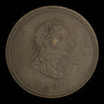 Canada, unknown, 1/2 penny <br /> 1820