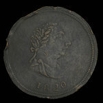 Canada, unknown, 1/2 penny <br /> 1820