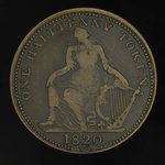 Canada, unknown, 1/2 penny <br /> 1820