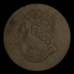 Canada, unknown, 1/2 penny <br /> 1820