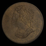Canada, unknown, 1/2 penny <br /> 1820