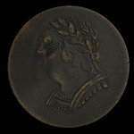 Canada, unknown, 1/2 penny <br /> 1820