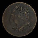 Canada, unknown, 1/2 penny <br /> 1820