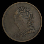 Canada, unknown, 1/2 penny <br /> 1820