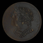 Canada, unknown, 1/2 penny <br /> 1820