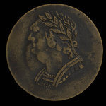 Canada, unknown, 1/2 penny <br /> 1820