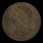 Canada, unknown, 1/2 penny <br /> 1820