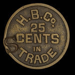 Canada, Hudson's Bay Company, 25 cents <br />