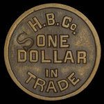 Canada, Hudson's Bay Company, 1 dollar <br />
