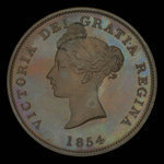 Canada, Province of New Brunswick, 1 penny <br /> 1854