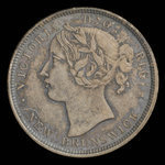 Canada, Victoria, 20 cents <br /> 1862