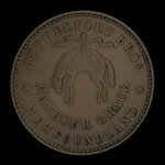 Canada, Rutherford Brothers, 1/2 penny <br /> 1846