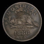 Canada, M.E. Lymburner, no denomination <br /> 1886