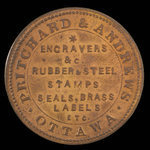 Canada, Pritchard & Andrews, no denomination <br /> 1895