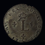 France, Louis XV, 2 sous <br /> 1739