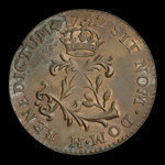 France, Louis XV, 2 sous <br /> 1742