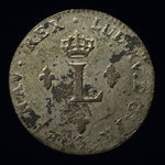 France, Louis XV, 2 sous <br /> 1757