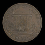 Canada, Bank of Montreal, 1 penny <br /> 1842
