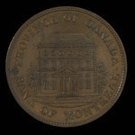 Canada, Bank of Montreal, 1/2 penny <br /> 1842