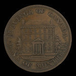 Canada, Bank of Montreal, 1/2 penny <br /> 1844