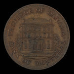 Canada, Bank of Montreal, 1/2 penny <br /> 1844